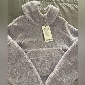 Lululemon Fleece Half-Zip Hooded Scuba